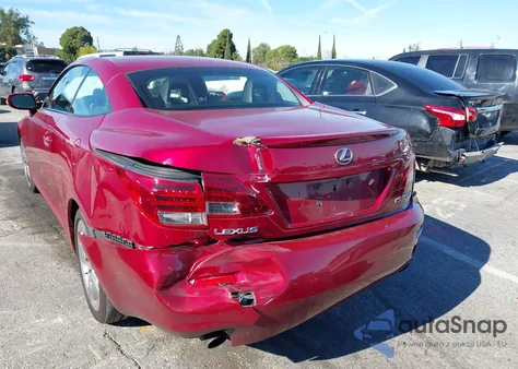 2010 Lexus Is 350C from USA, damaged, VIN JTHFE2C26A2500270